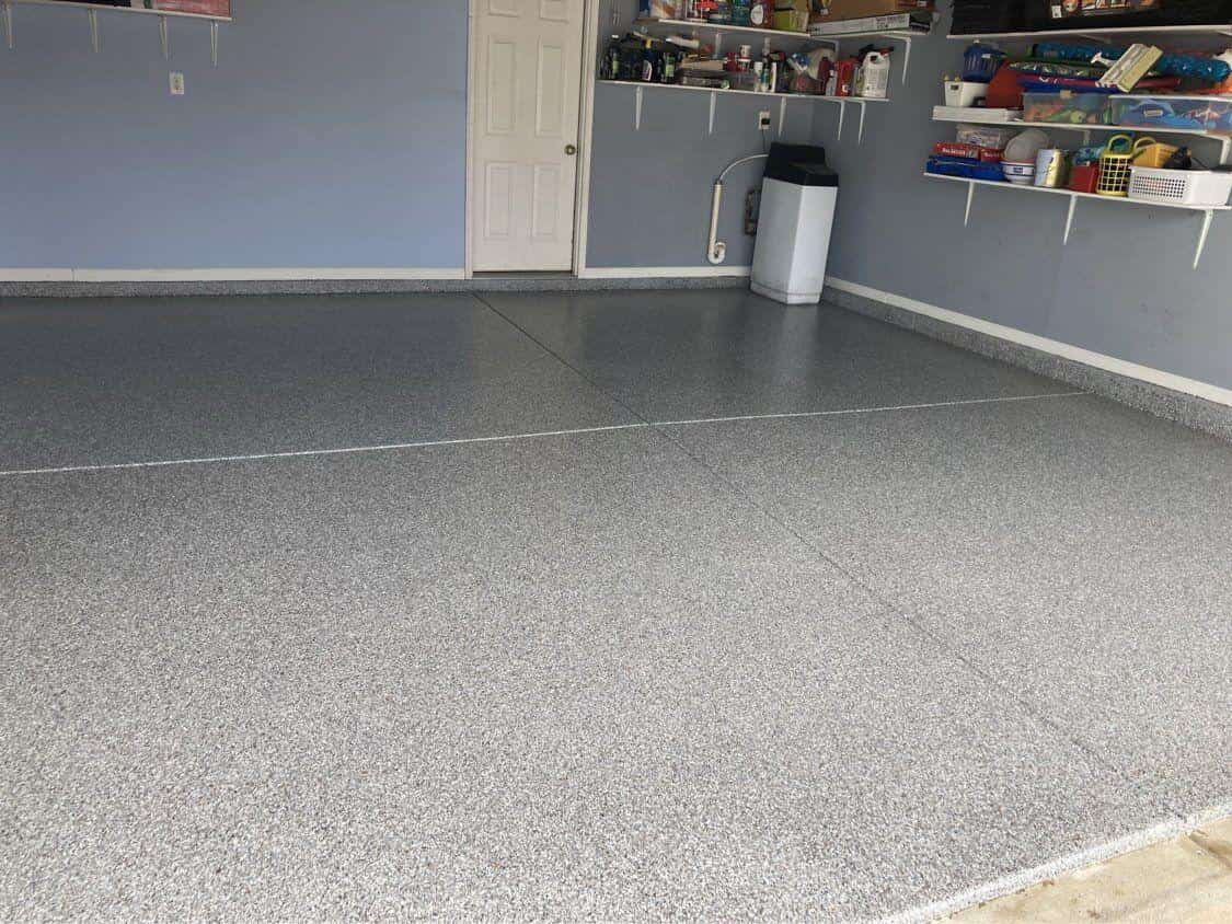 Epoxy garage floor coating installed by GatorGuard in Louisville, KY