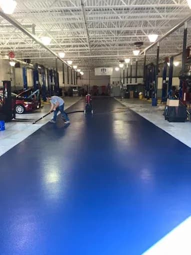 Industrial concrete flooring