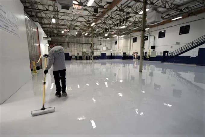 Industrial epoxy floor
